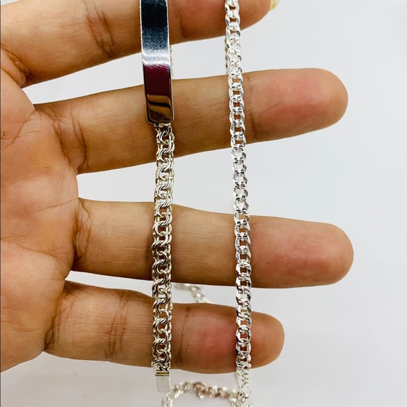 925 Sterling silver bracelet and necklace